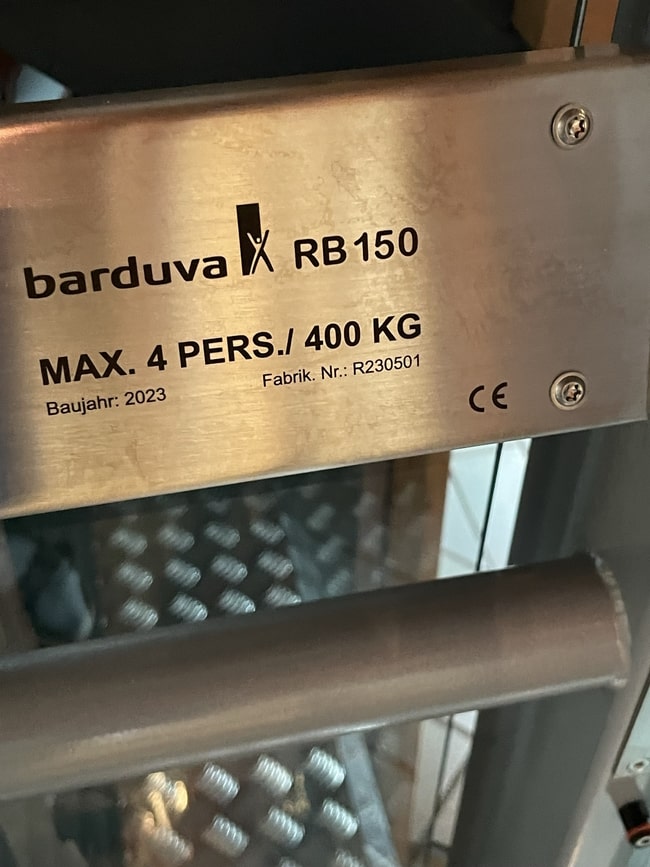 Hublift Barduva RB 150 Referenz 4